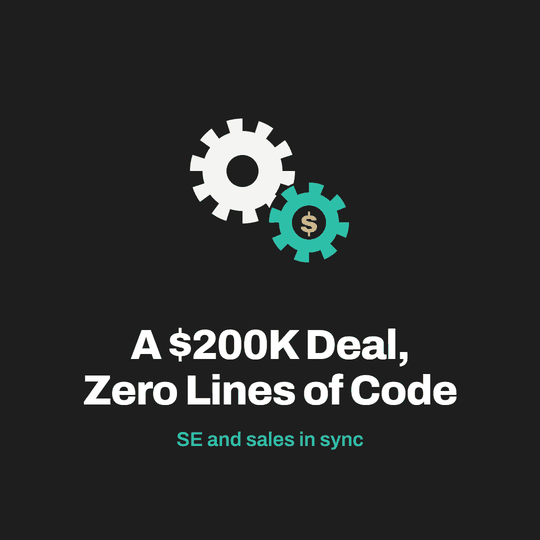 How I Helped Close a $200K Deal Without Writing a Single Line of Code